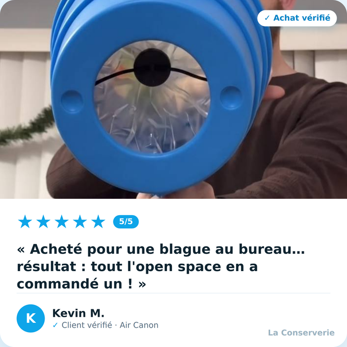 Avis client Air Canon