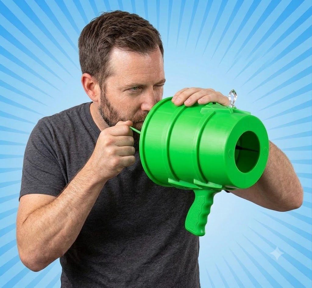 Air canon 💨 — Le canon à air rigolo