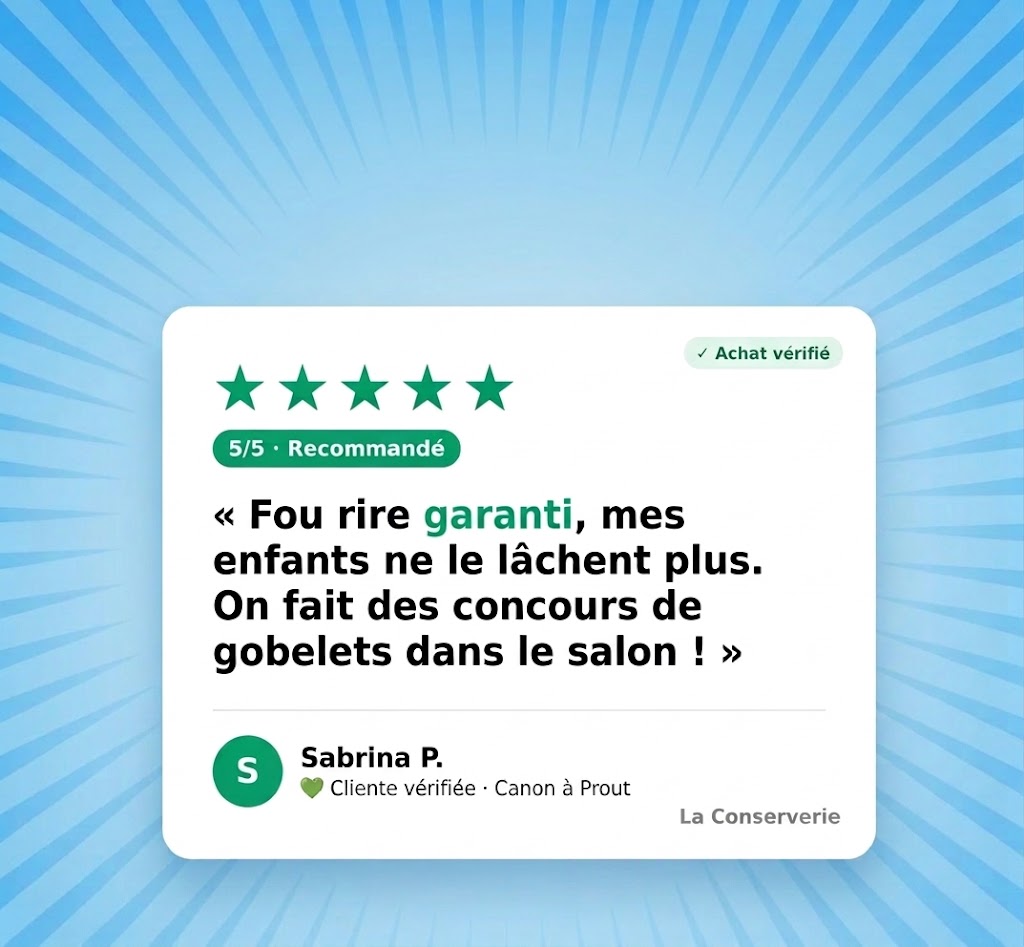 Air canon 💨 — Le canon à air rigolo