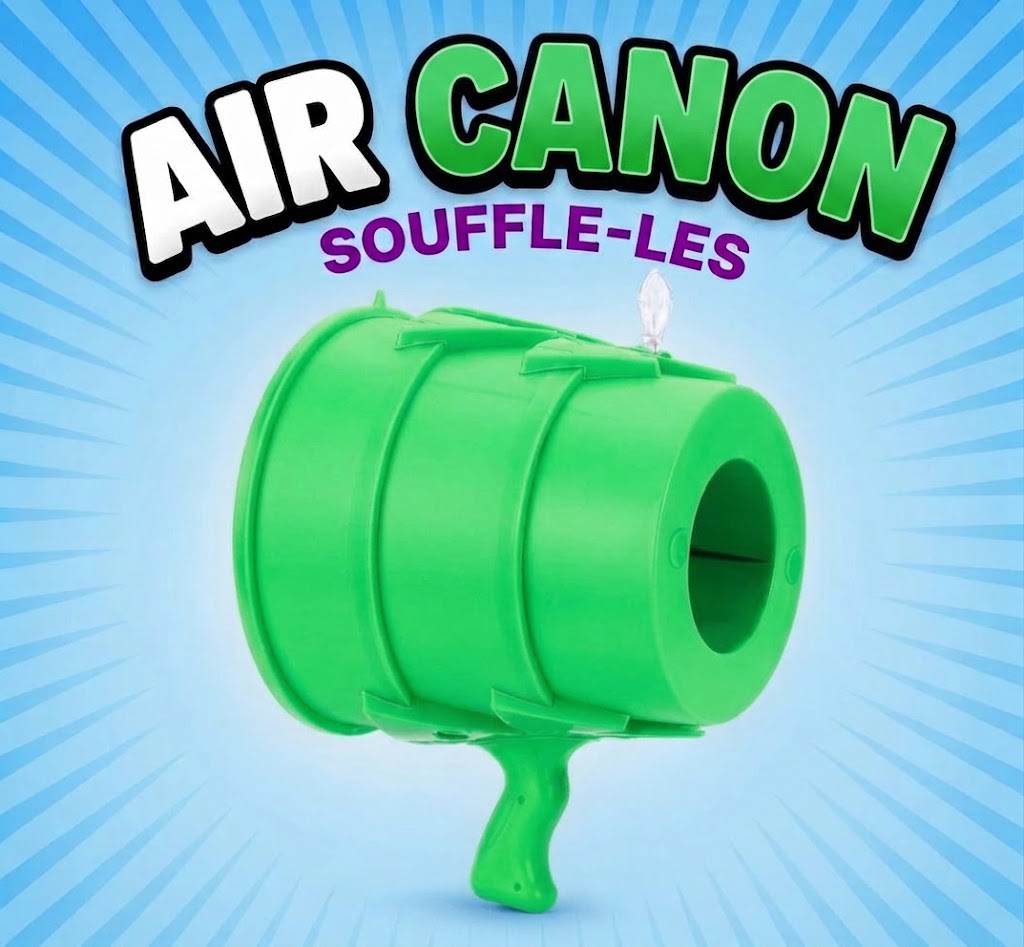 Air canon 💨 — Le canon à air rigolo