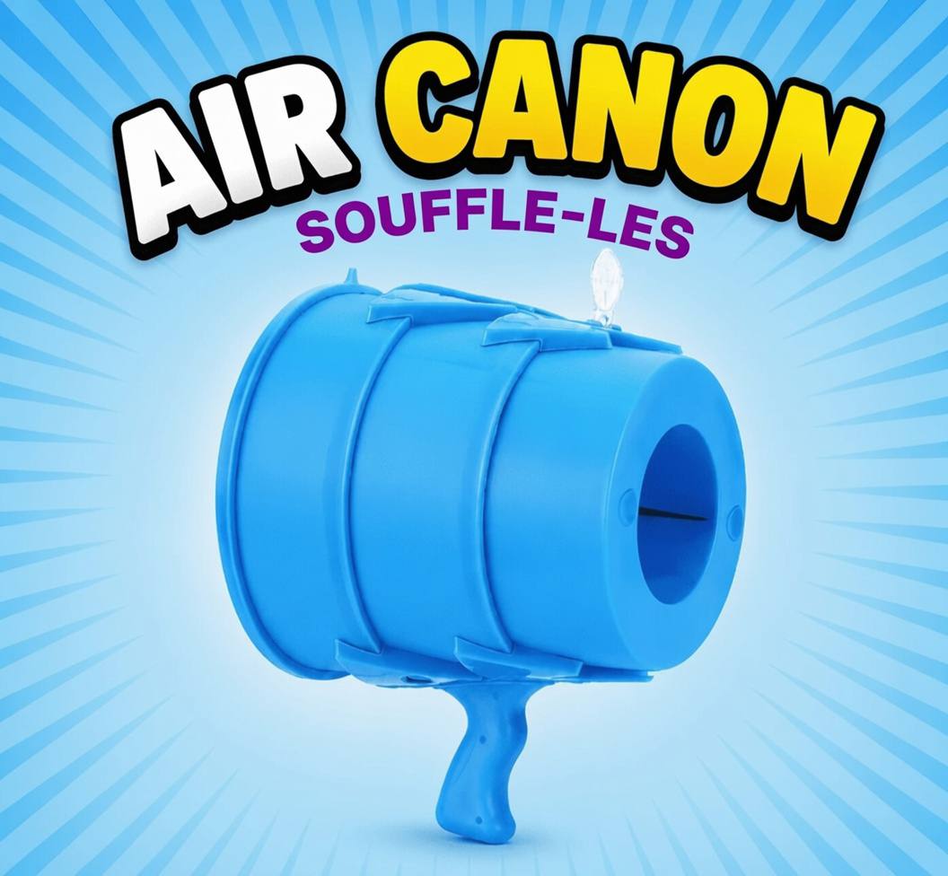 Air canon 💨 — Le canon à air rigolo